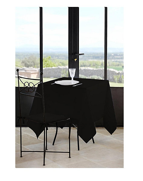 Nappe en polyester finition ourlet Nels