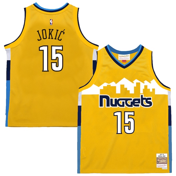 Nikola Jokic Denver Nuggets  2017-18 Swingman Jersey - Yellow
