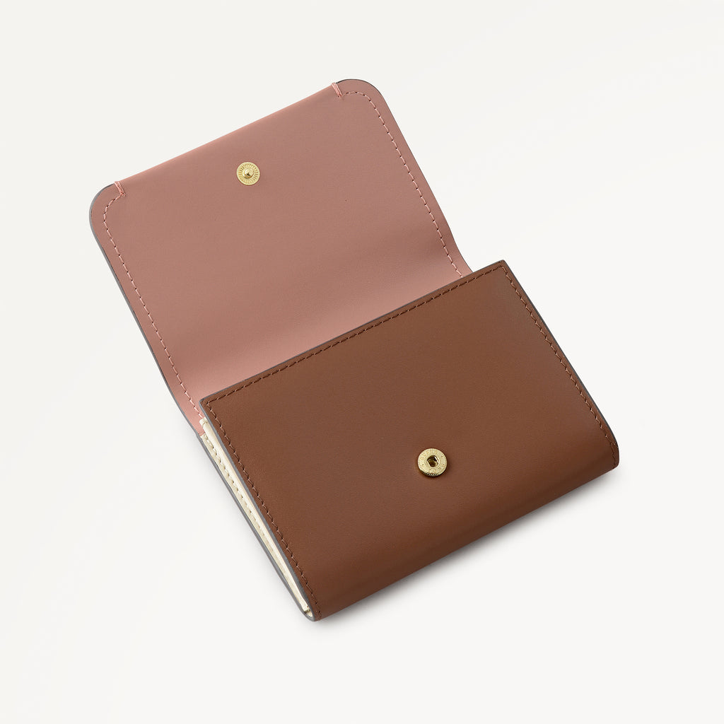 Beech Row - Colourblock - Medium Flapover Purse