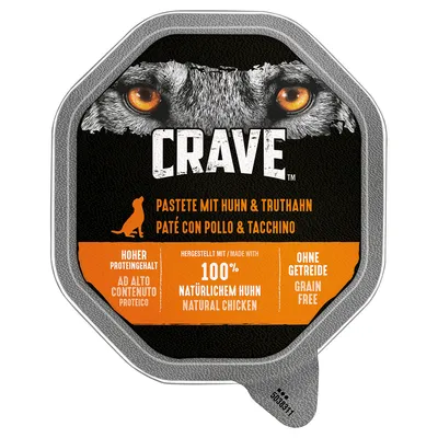 Crave Adult Paté Wet Dog Food 20 x 150g