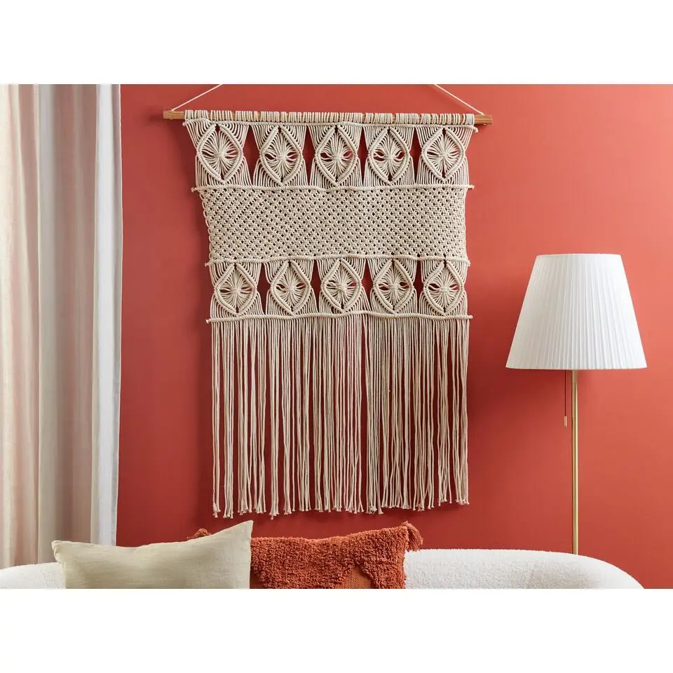 LAHRI - Wandhanger - Beige - Katoen