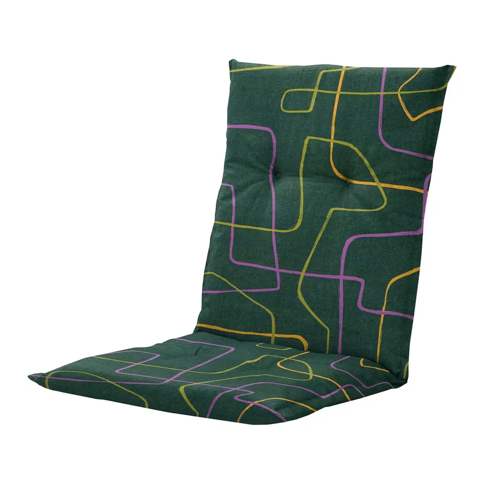 Madison - Tuinkussen Joah green - Ca. 105x50 cm - Set van 4