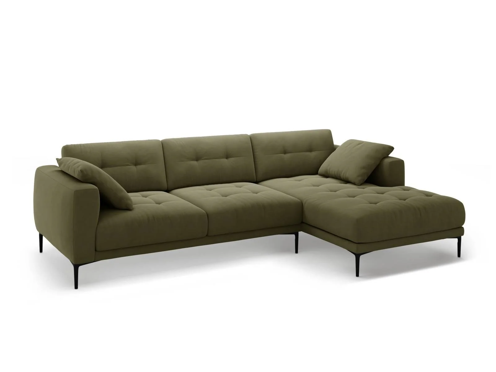 Hoekbank Bemy velvet rechts