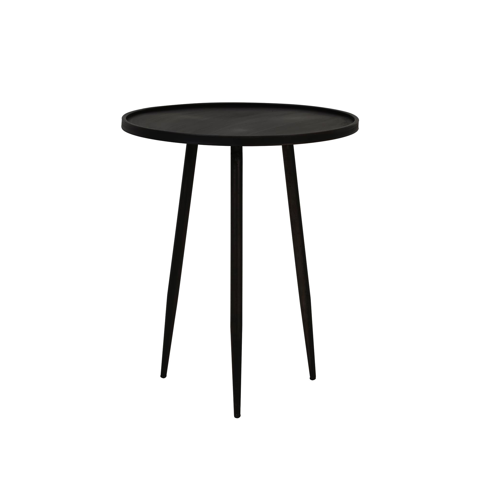 Light & Living bijzettafel ENVIRA - grijs - Ø51cm