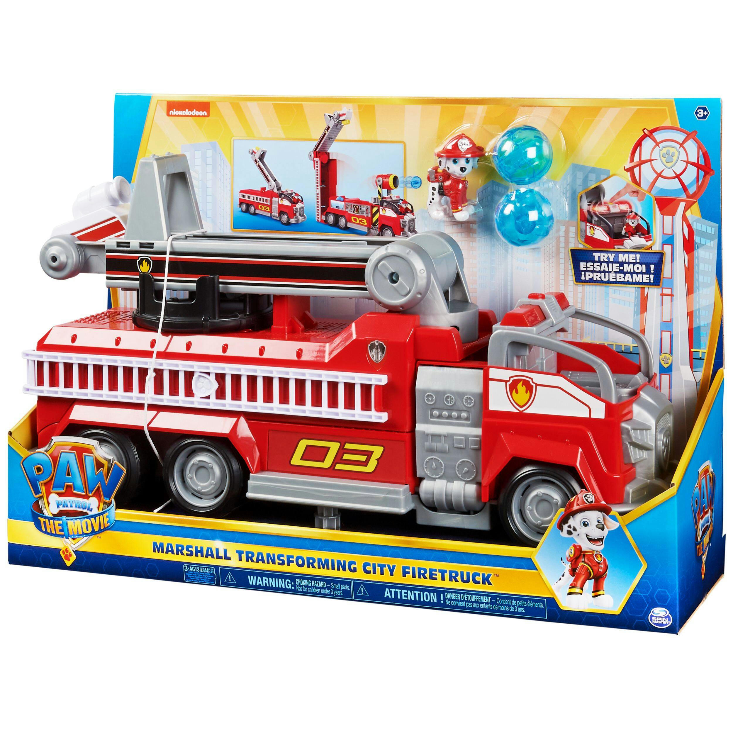 PAW Patrol Deluxe Marshall's Transforming Firetruck, Age 3+