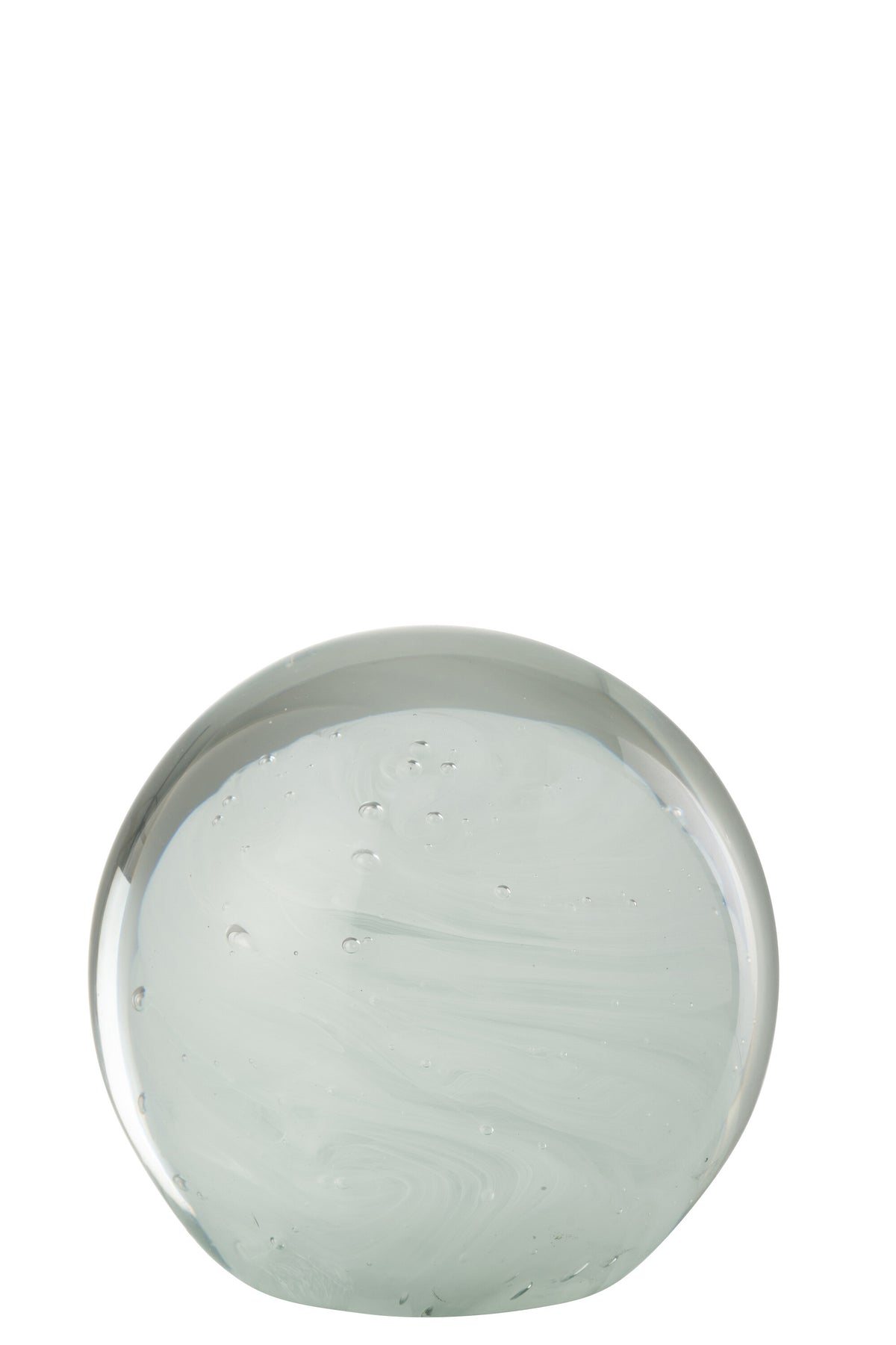 J-Line presse-papier Twister Rond - glas - wit large