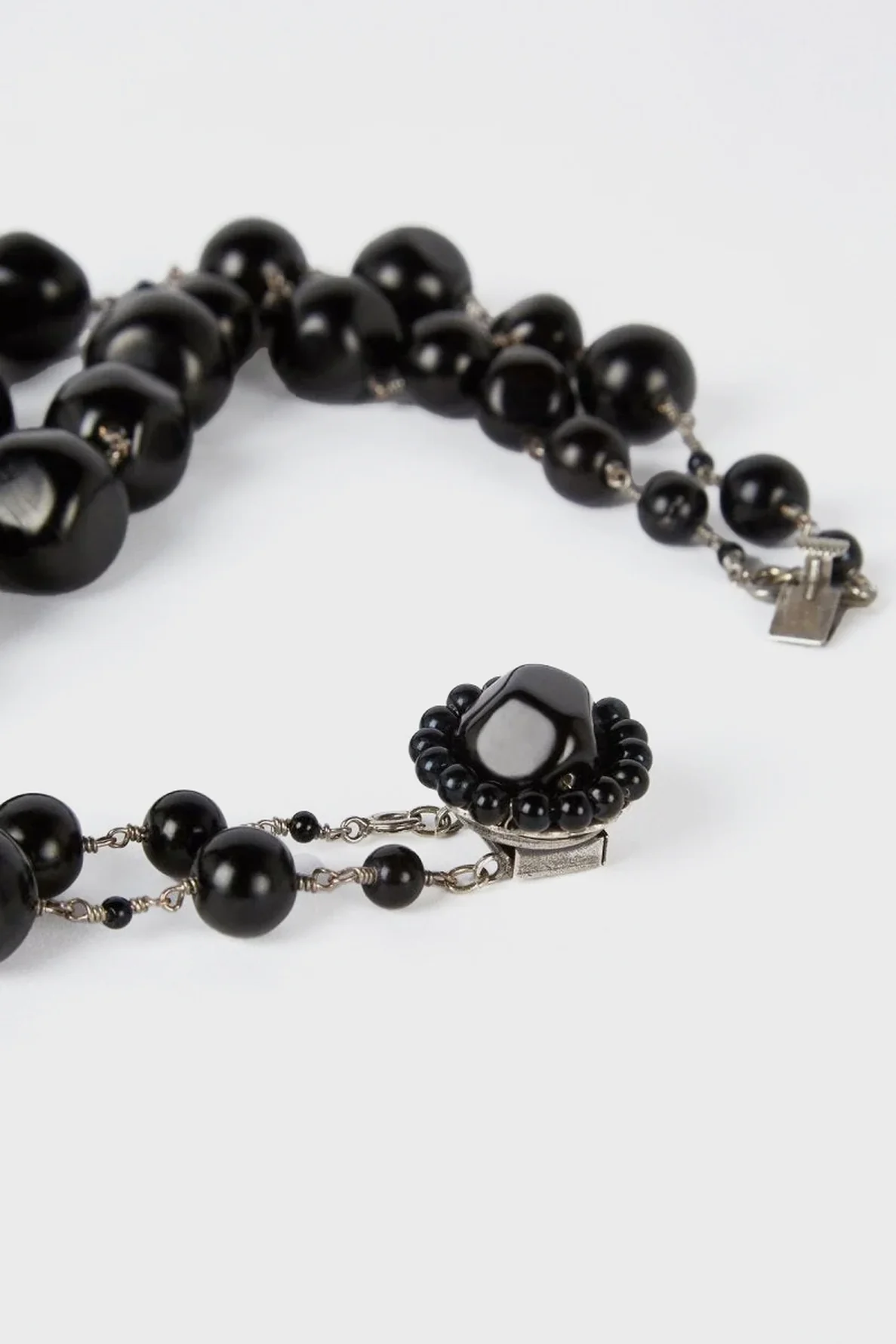 Collier double en perles de verre - JACKIE