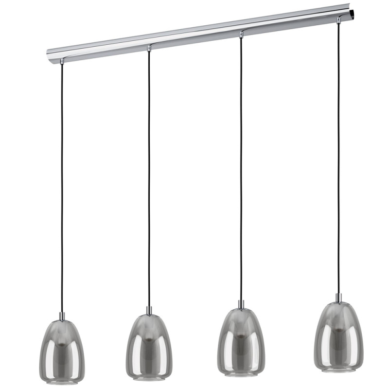Suspension Alobrase chrome E27 4 x 40 W EGLO