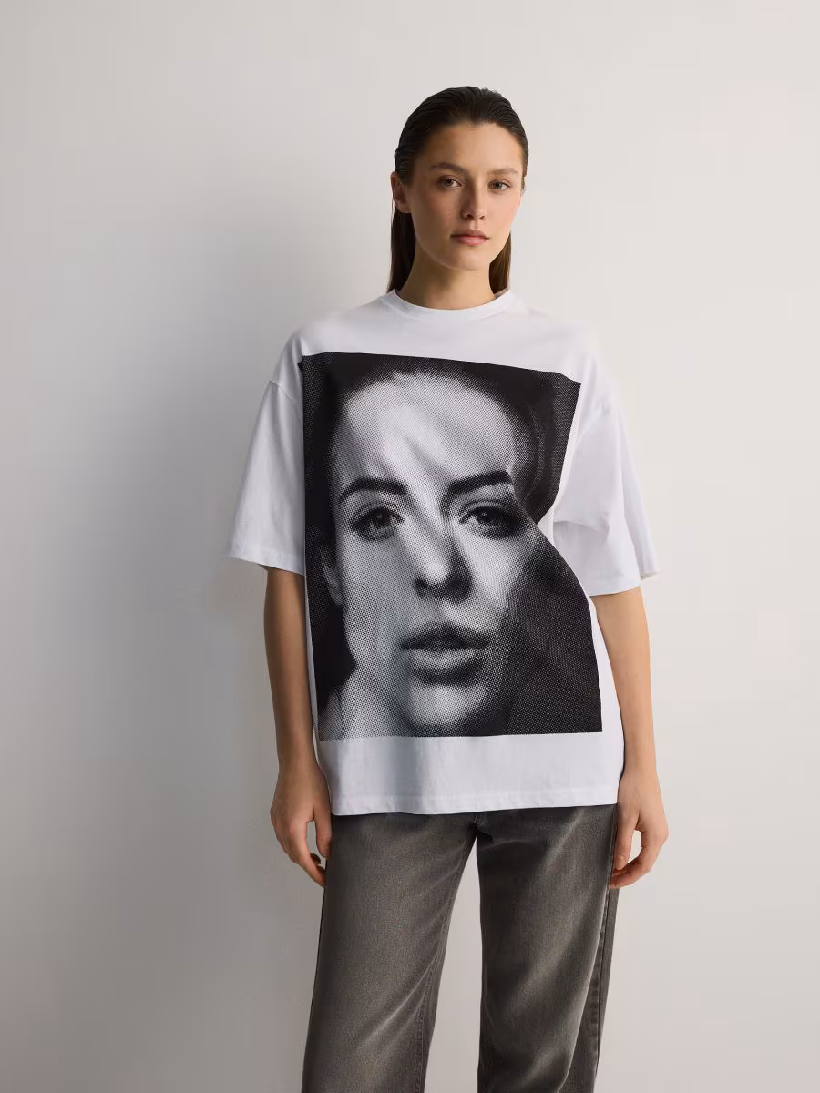 Cotton T-Shirt With Print