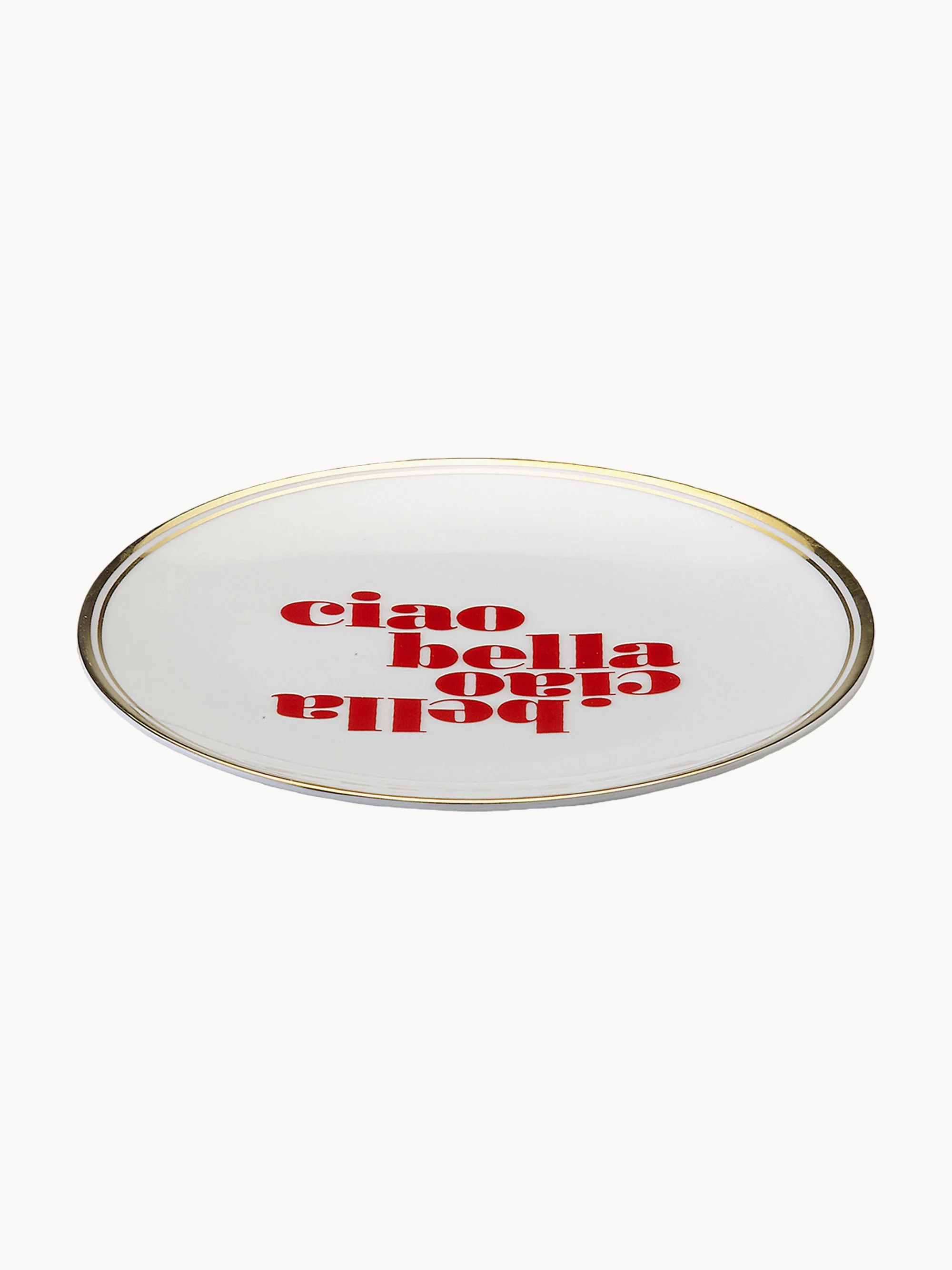 Handgefertigter Dessertteller Tavola Scomposta