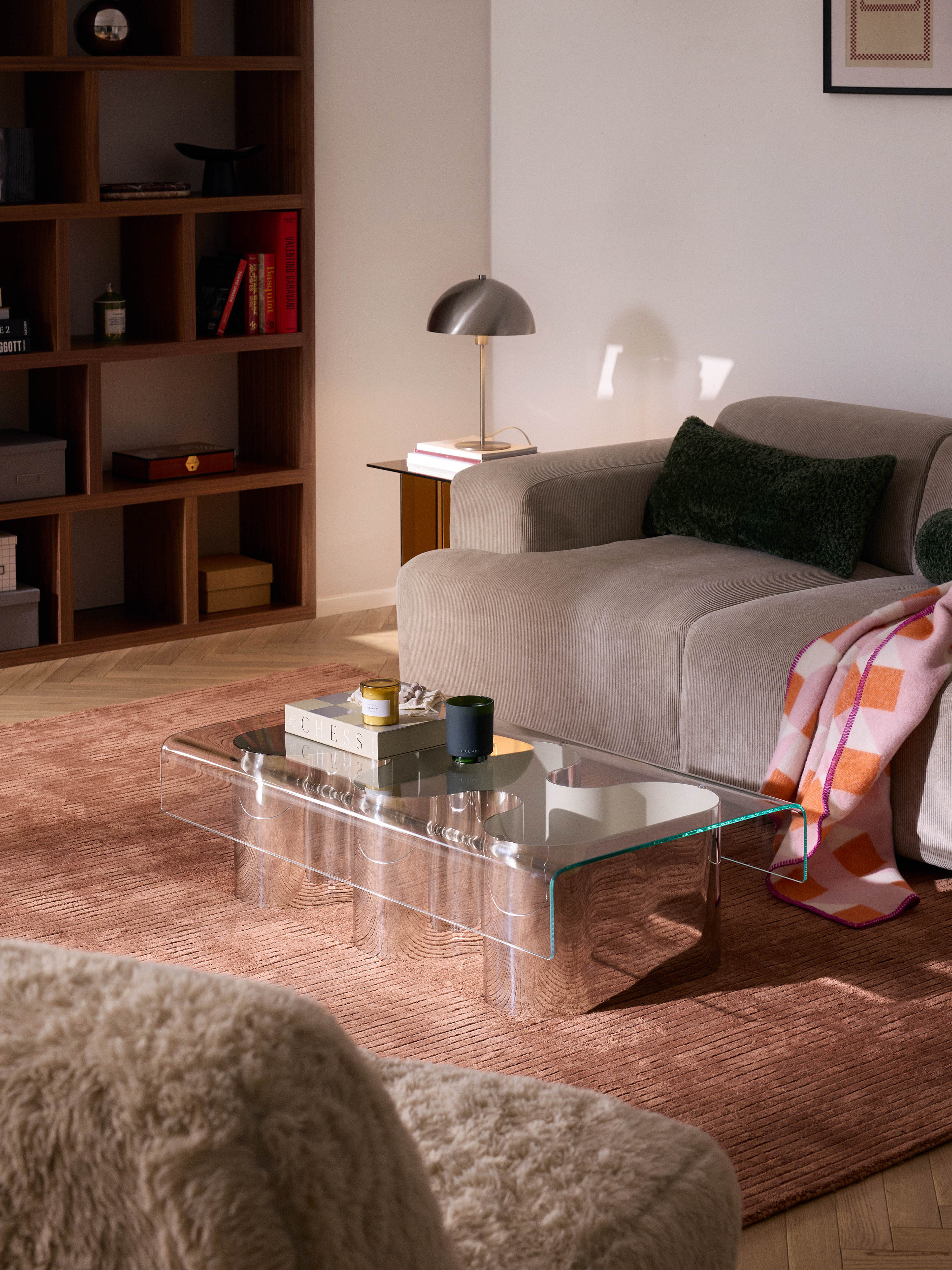 Couchtisch Jouri mit Glasplatte