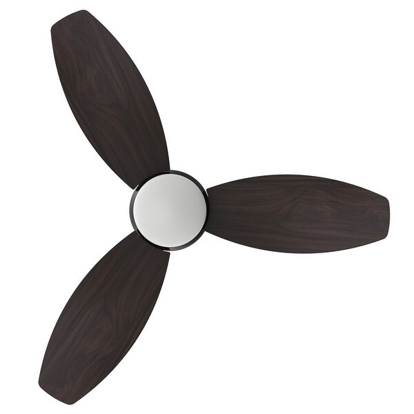 Quest 48-inch Indoor/Outdoor Smart Ceiling Fan, Dimmable LED Light Kit & Remote, Works with Alexa/Google Home/Siri