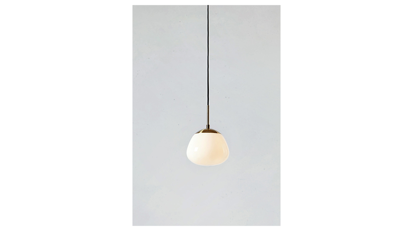 Lampa wisząca Rise metalowa biało-złota