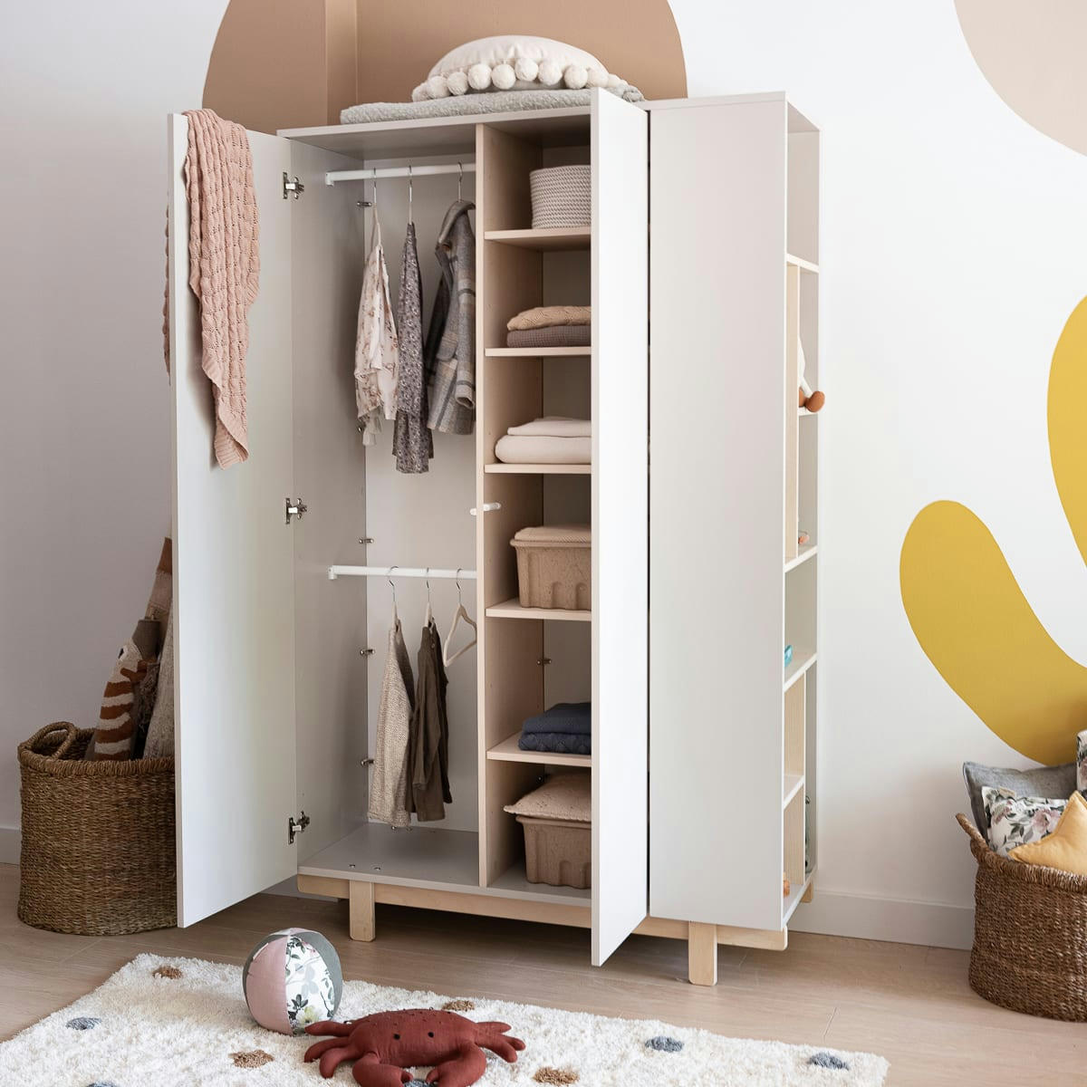 ROMY - Armoire 2 portes beige