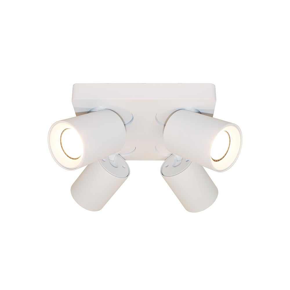 Artdelight spot Megano - 4 lichts - 20 x 11.5  cm - wit