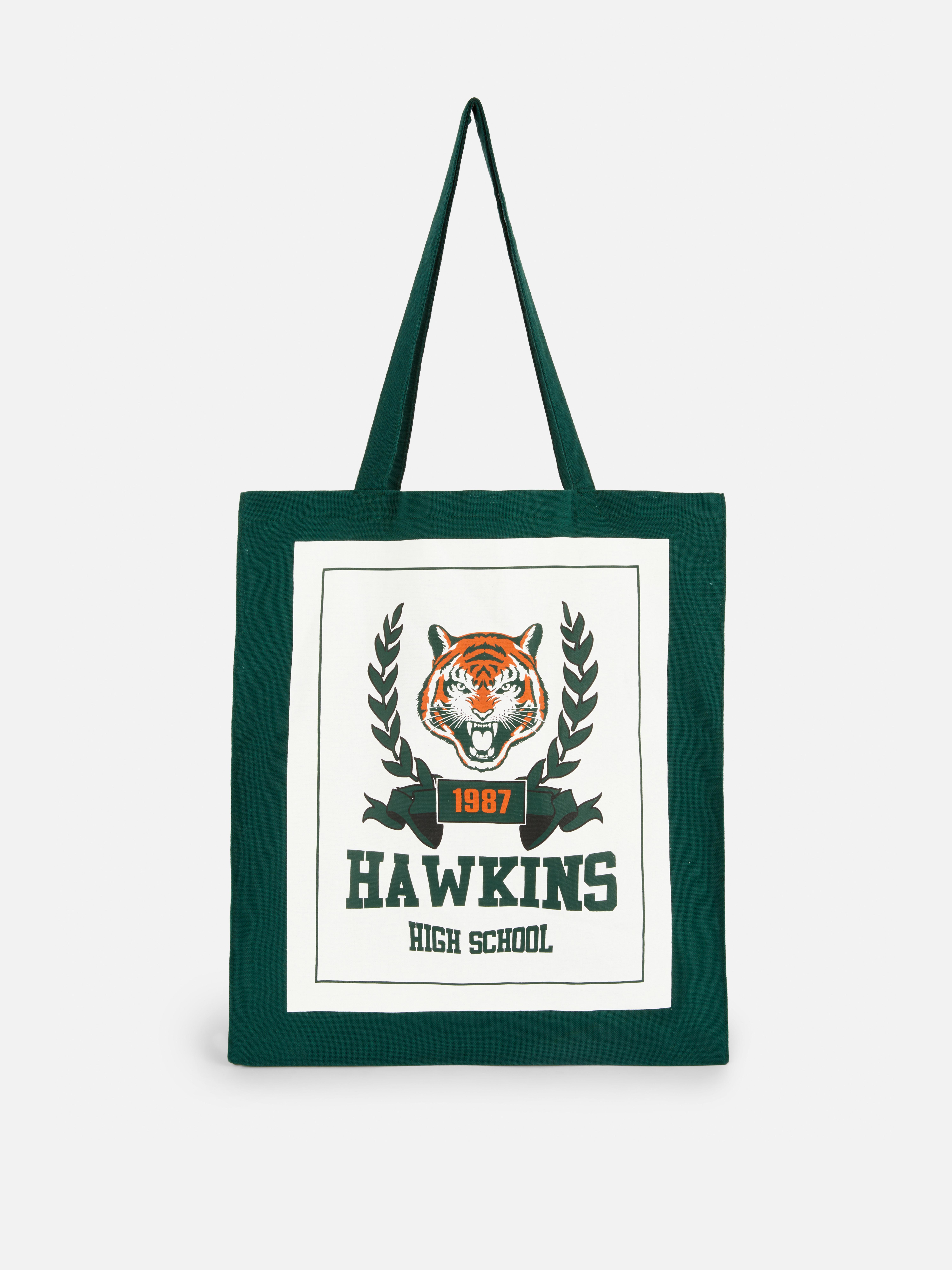 Stranger Things Hawkins Tigers Canvas Bag