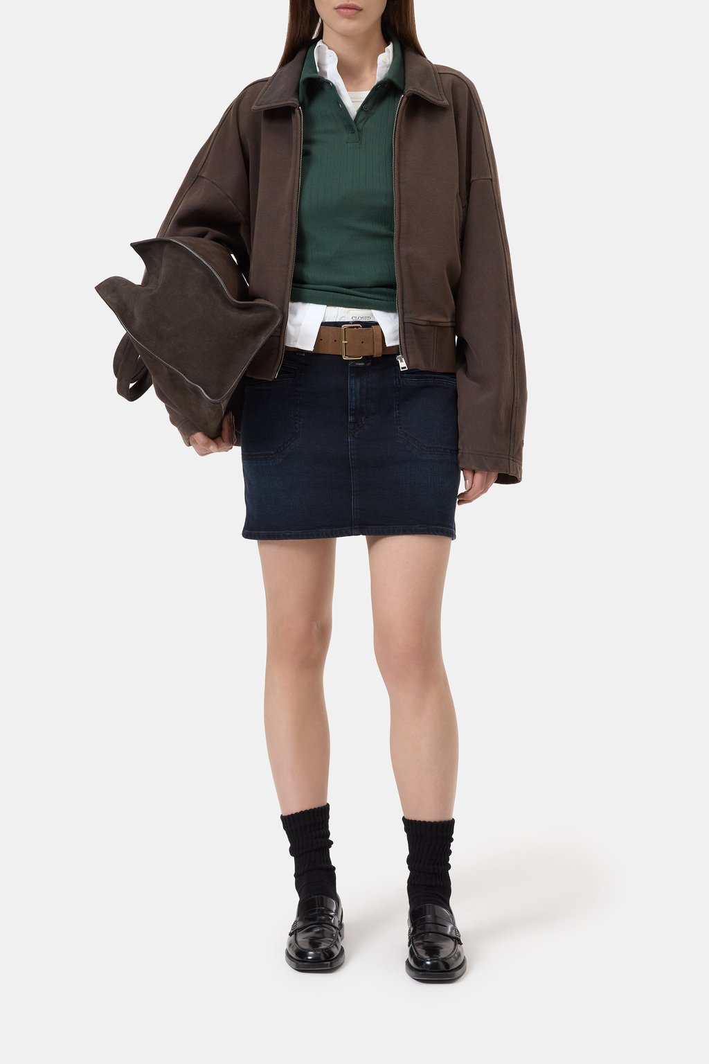 Mini-Rock aus Denim