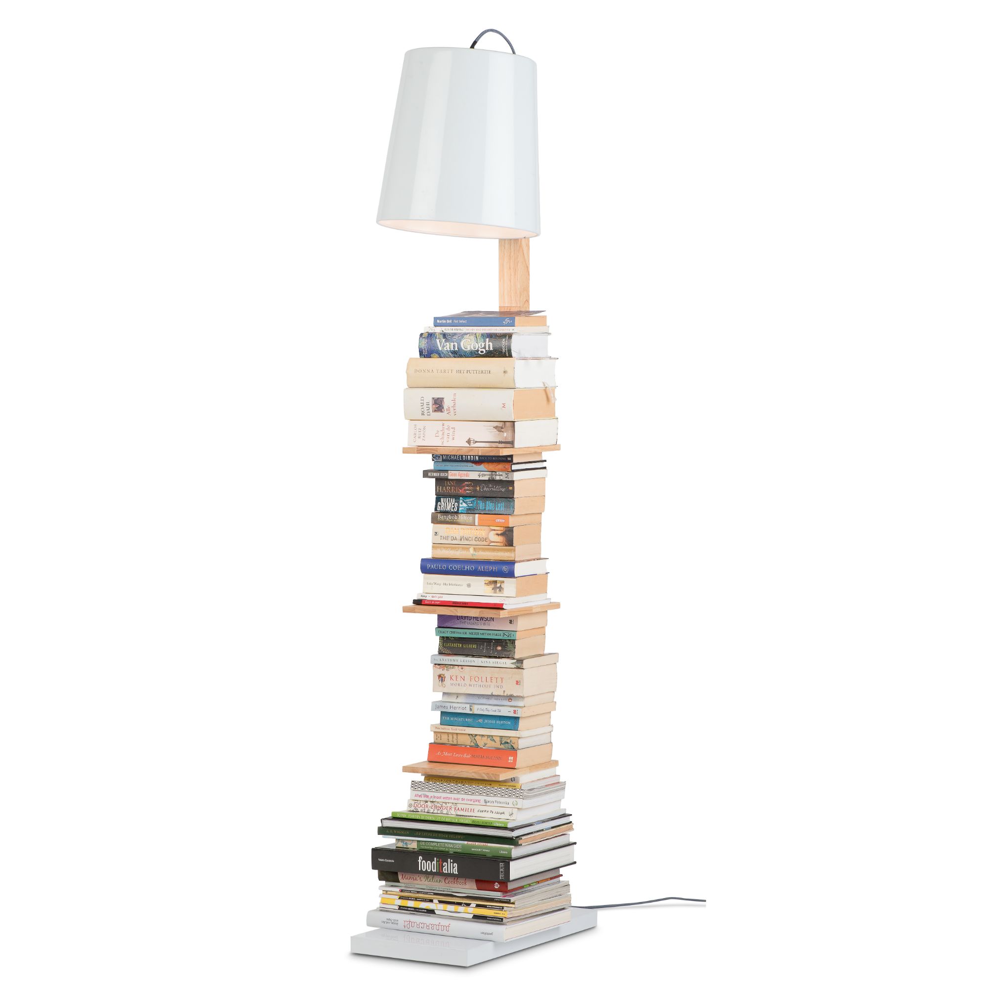 it's about RoMi vloerlamp Cambridge - wit - 38x30x168cm