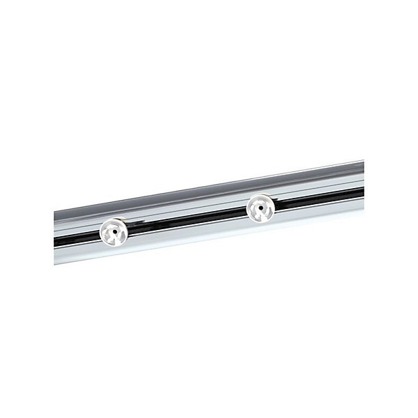 Barre tringle pour rideau de douche ou baignoire extensible sans perçage en Alu SURPRISE 75125cm Finition brillante Spirella