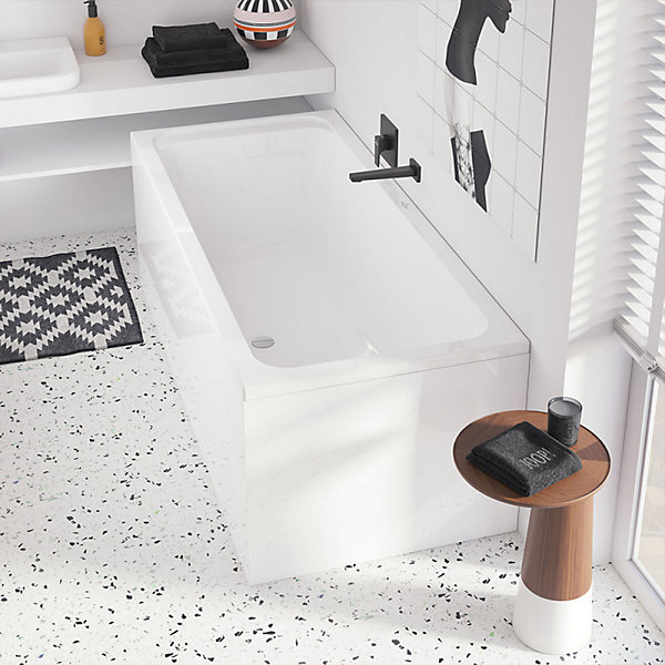 Baignoire droite 170 X 80 VILLEROY ET BOCH Architectura acrylique