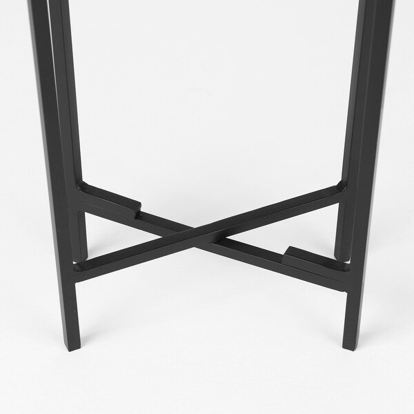 Sowerberry (Large) Bronze Metal w/Black Iron Legs Plant Stand