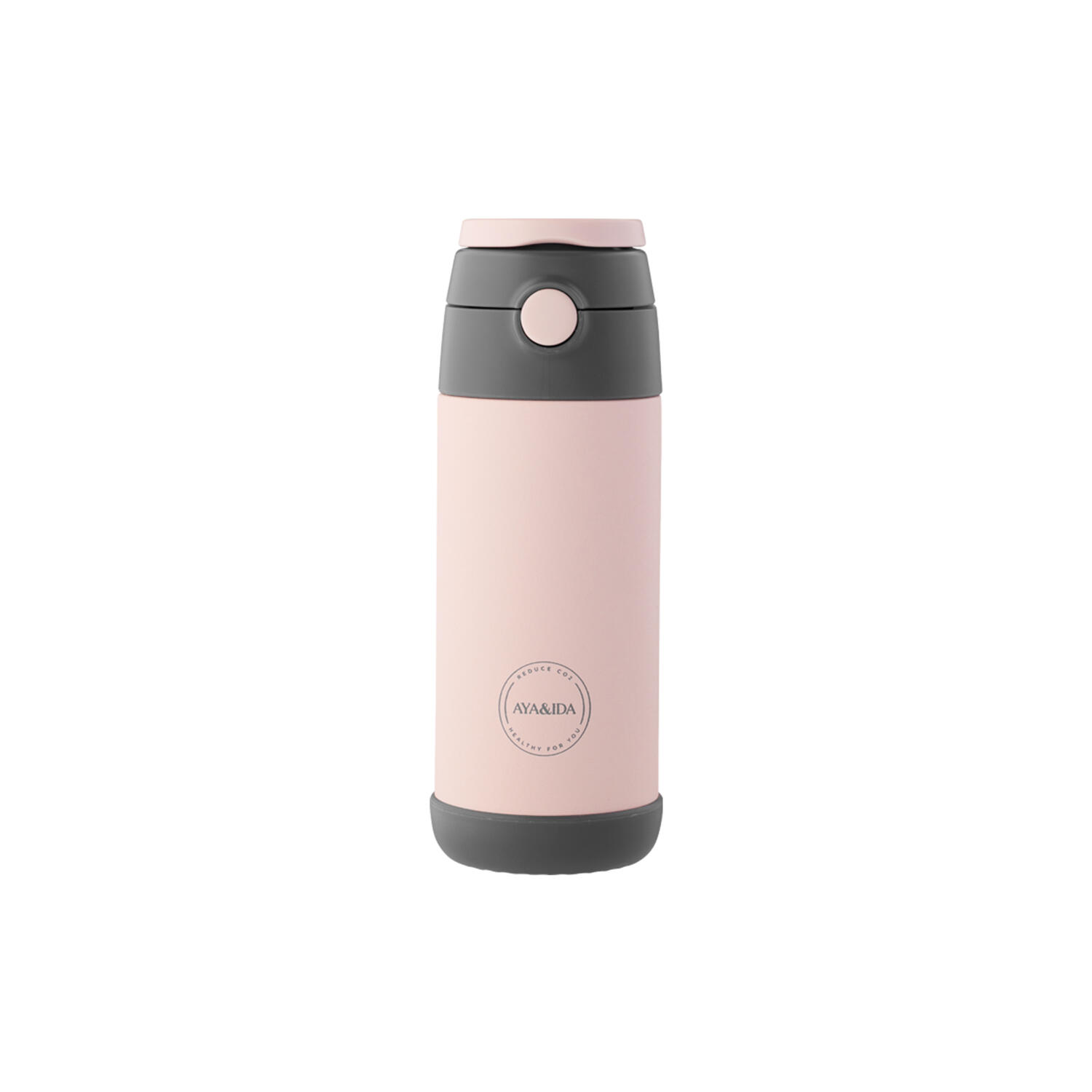 Kids Straw Bottle, soft rose