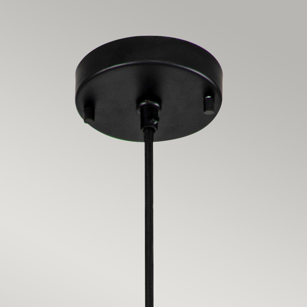 Lampa wisząca matowa czerń-płatki złota Etoile 1xE27x60W Elstead