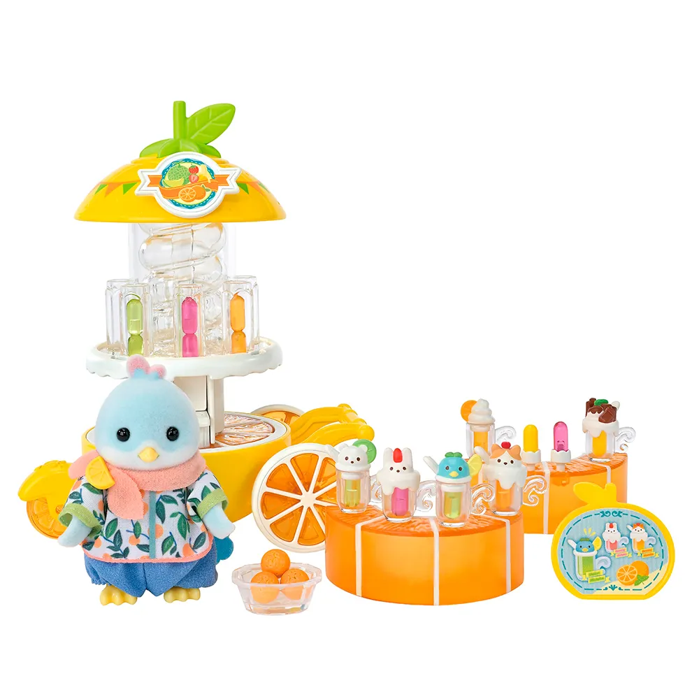 Sylvanian Families Citrus Bird Juice Stand toy