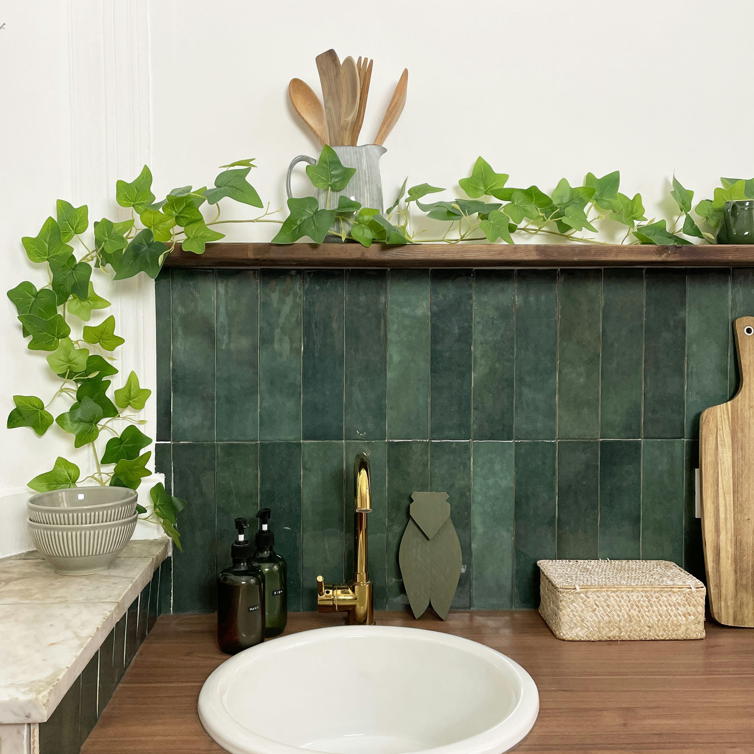 - Chute plante artificielle de vigne 210cm