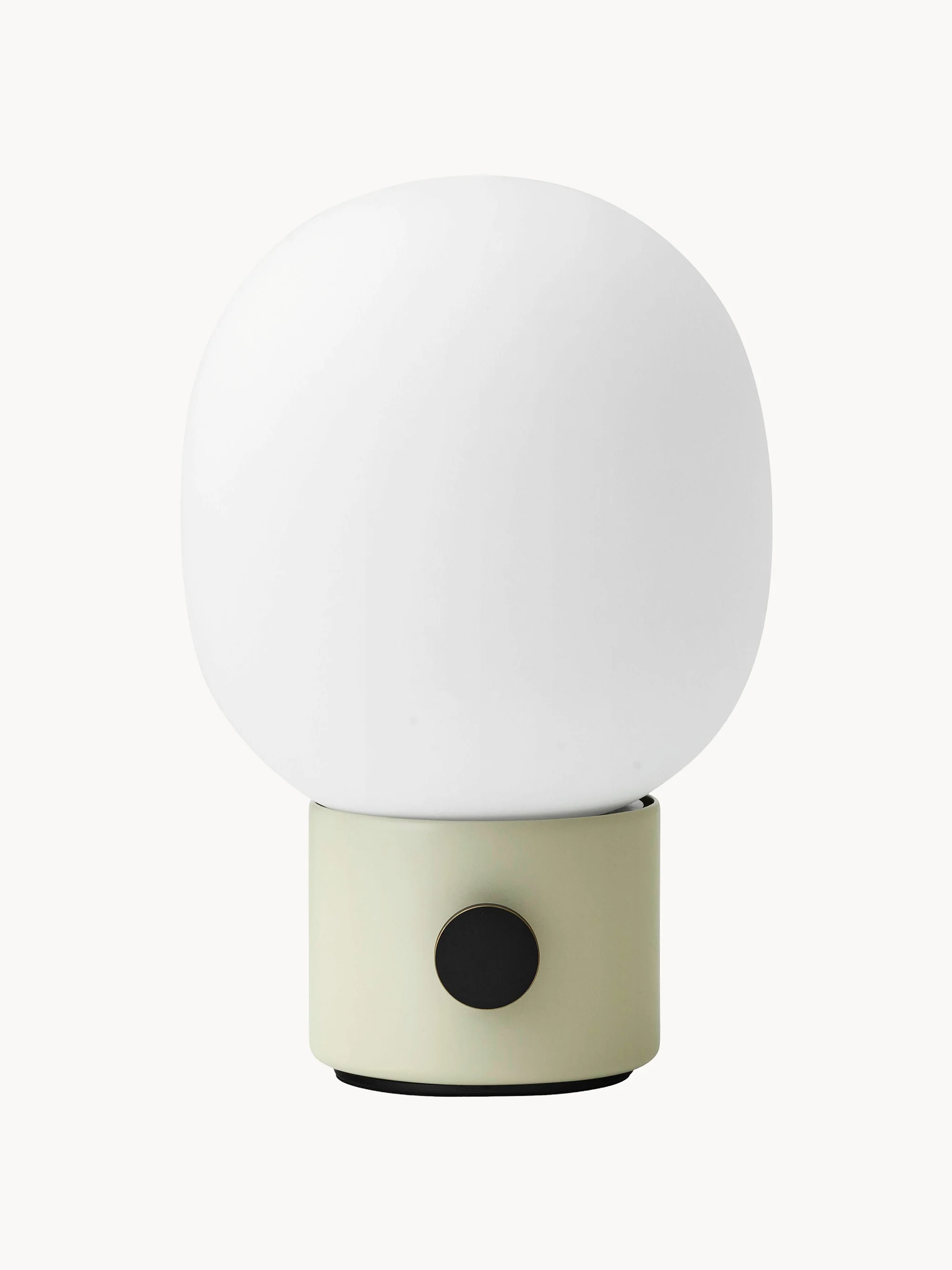 Kleine mobile Tischlampe JWDA mit USB-Anschluss, dimmbar