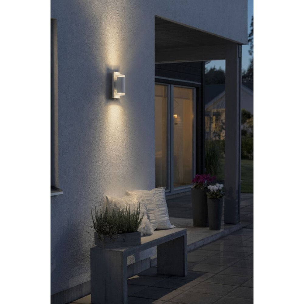 VEGGLAMPE KONSTSMIDE POTENZA GU10 LED HVIT