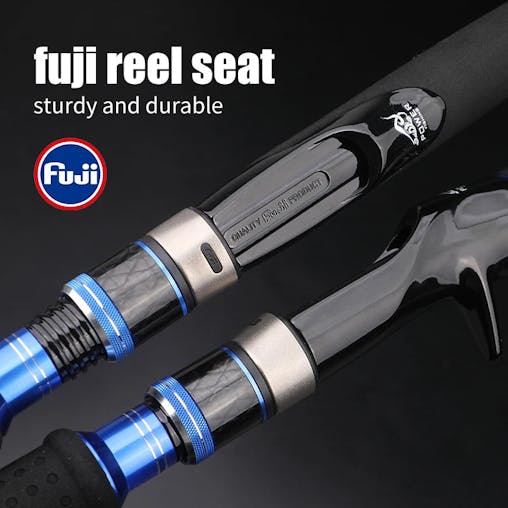 NNEOBA 2-Section Carbon Fiber Fast Jigging Rod PE2-4 Spinning Rod Black