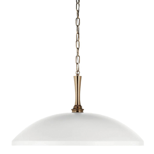 Lampa wisząca biała DELAROSA 1xE27x60W wym: 225,9x50,8x50,8 cm Kichler