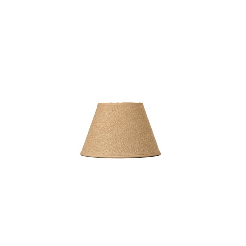 Abat-jour Conica Cottage en lin beige aurore Ø 20 cm NIEDERAU