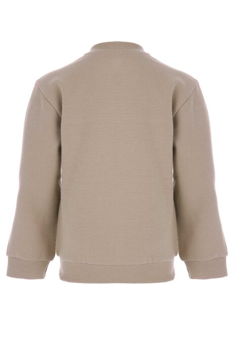 Younger Boys Stone Cotton Bomber Jacket