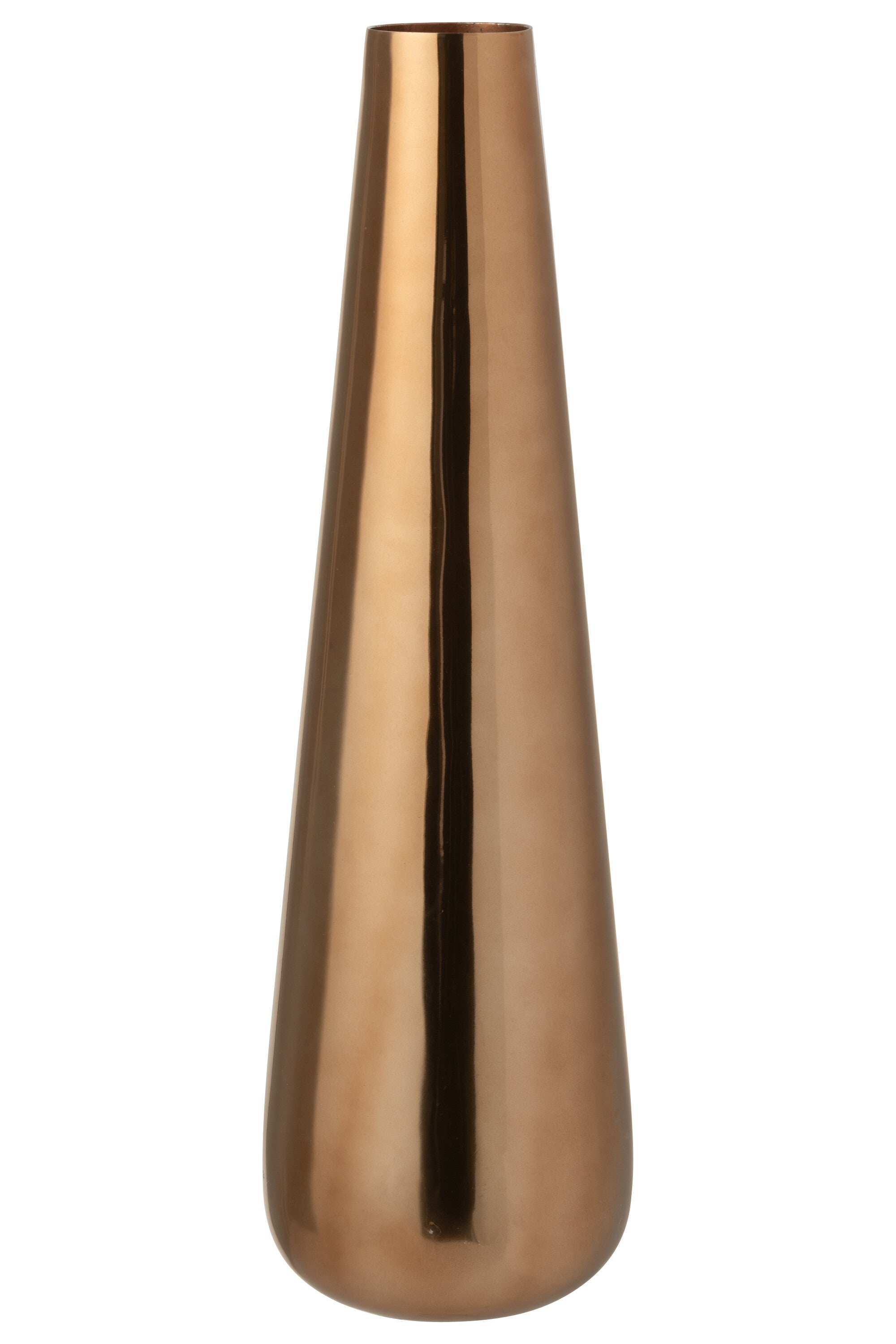 J-Line vloervaas - aluminium - goud - large