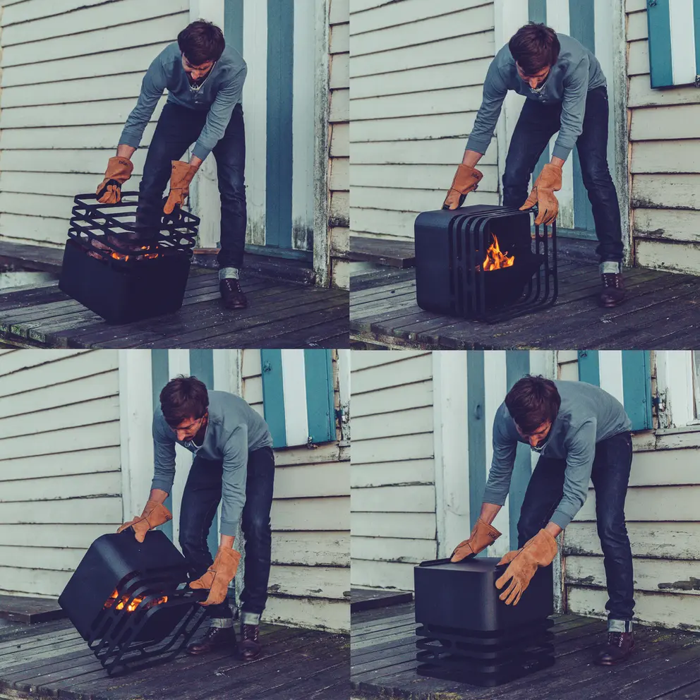 Feuerkorb & Grill Cube