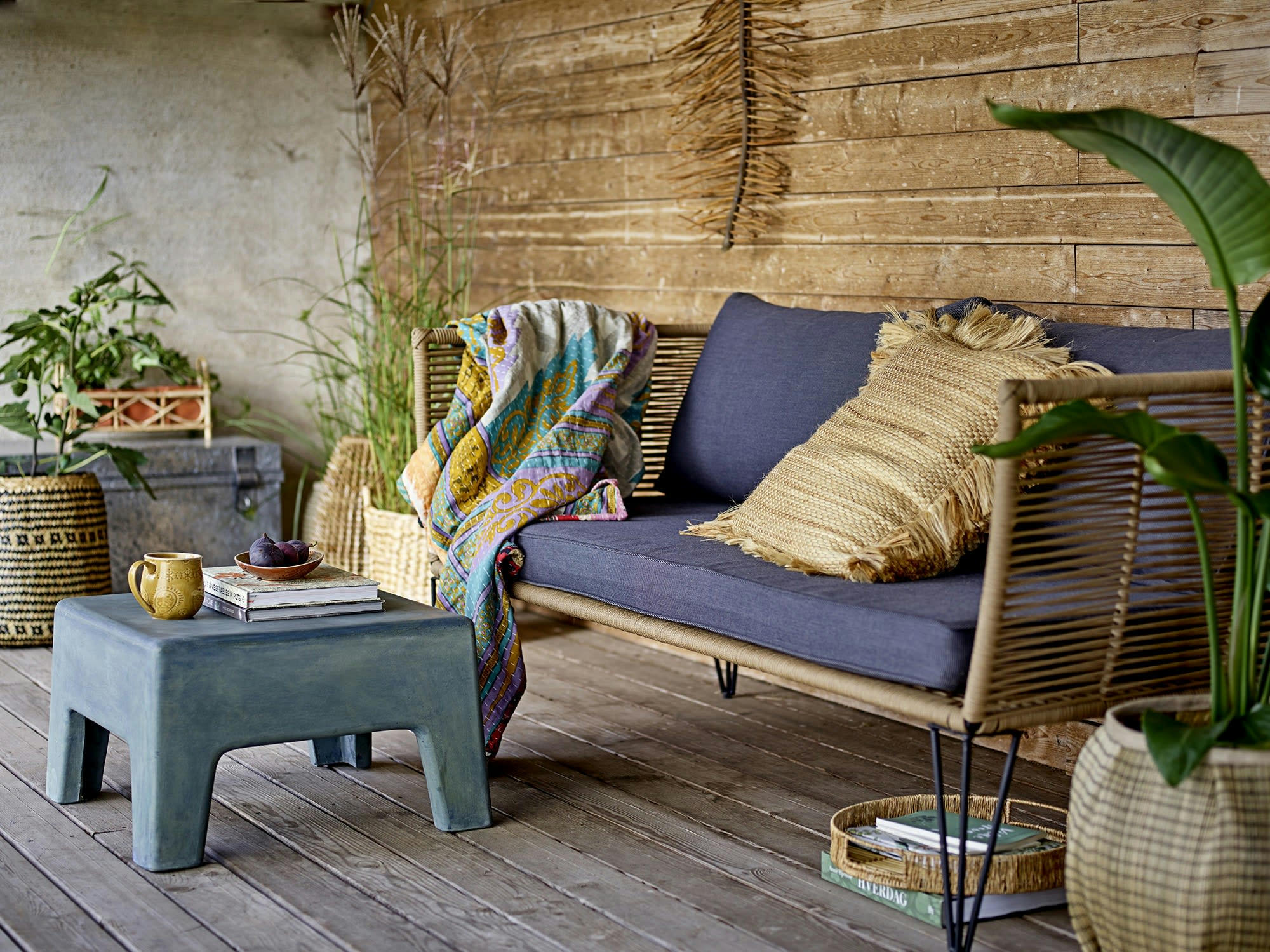 DIAN - Boîtes de rangement en zinc argenté - Lot de 2