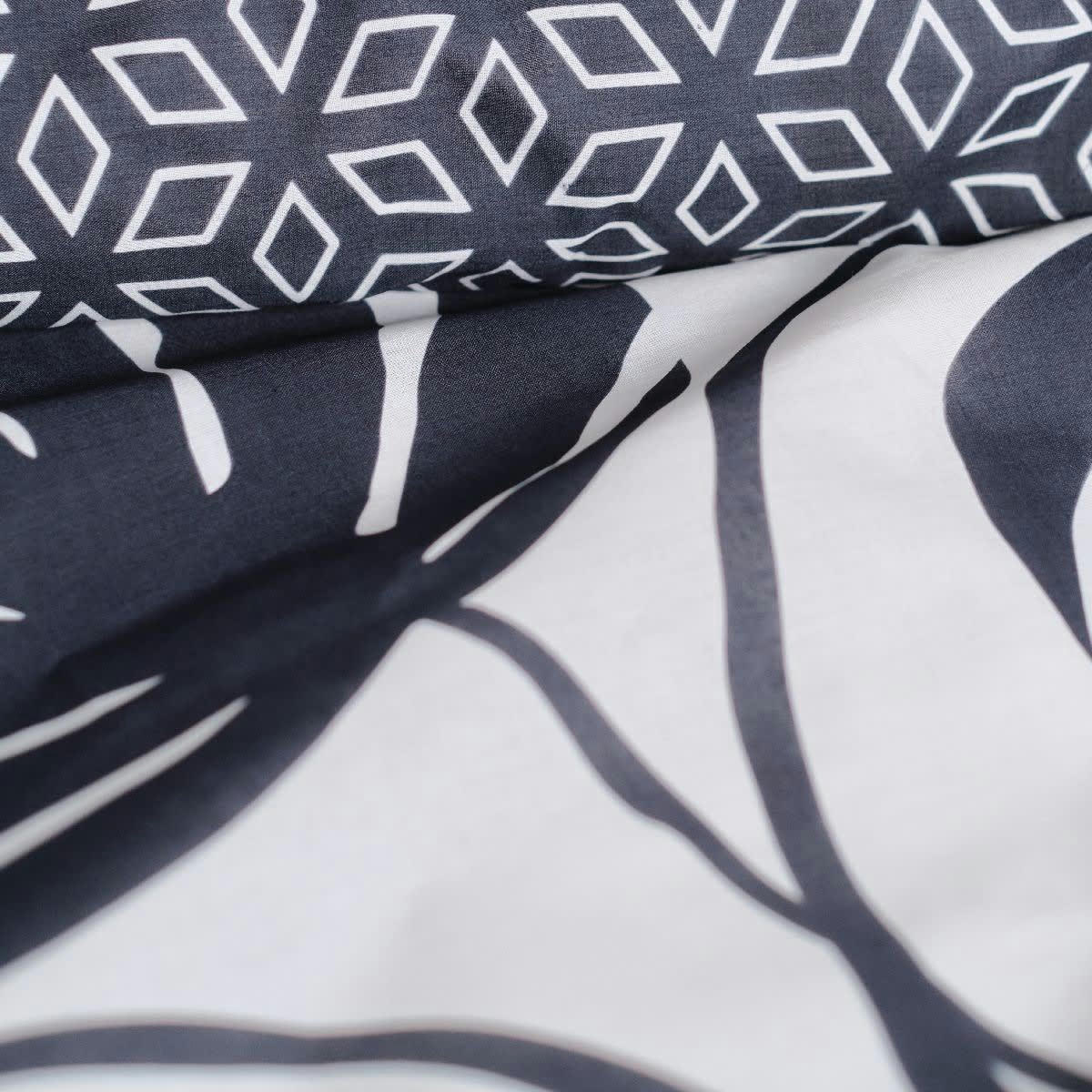 - Parure de lit en Coton Blanc 240x220 cm