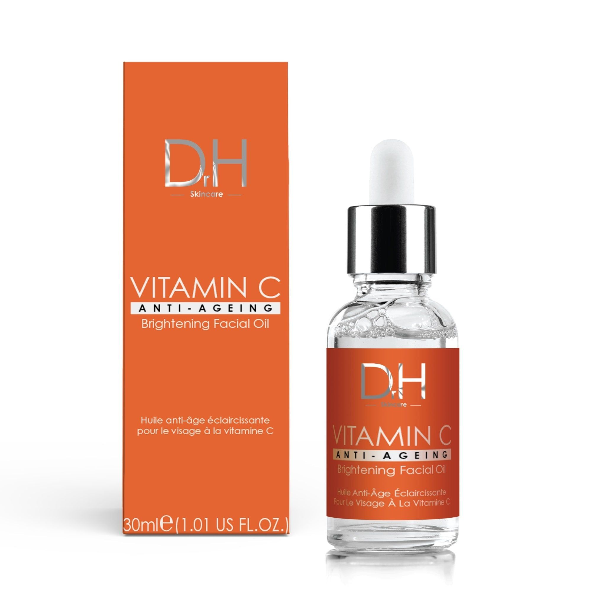 Dr H Vitamin C Brightening Oil Facial Oil 30ml x 2 Duo Pack