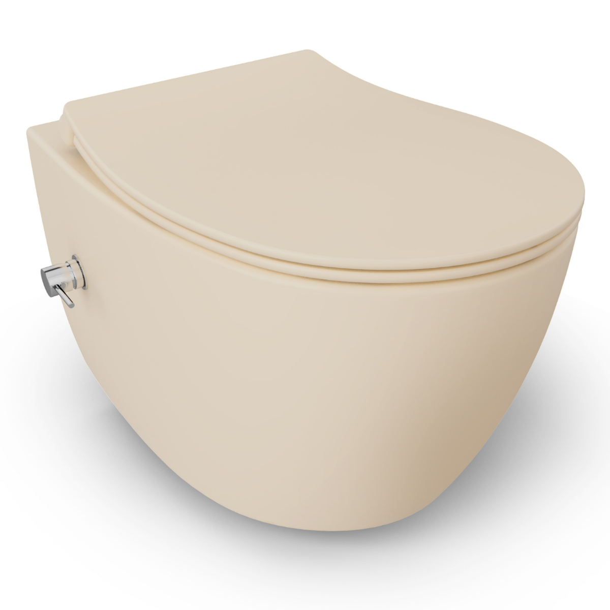 Isvea Wc Toilet Badkamer Hangend Bidet Ivoor Inclusief Softclose Toiletbril