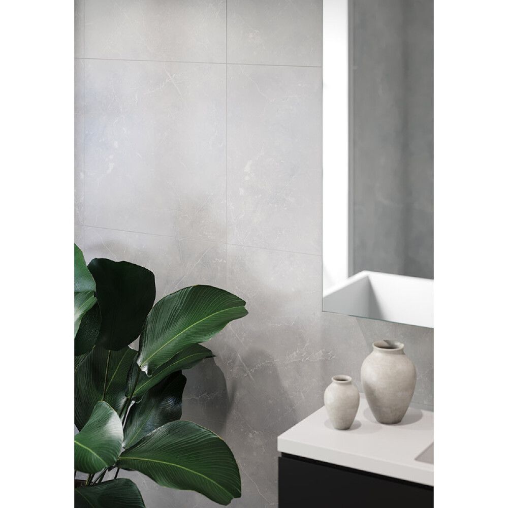 BADEROMSPANEL FIBO SILVERGREY MARBLE 2279-6060S