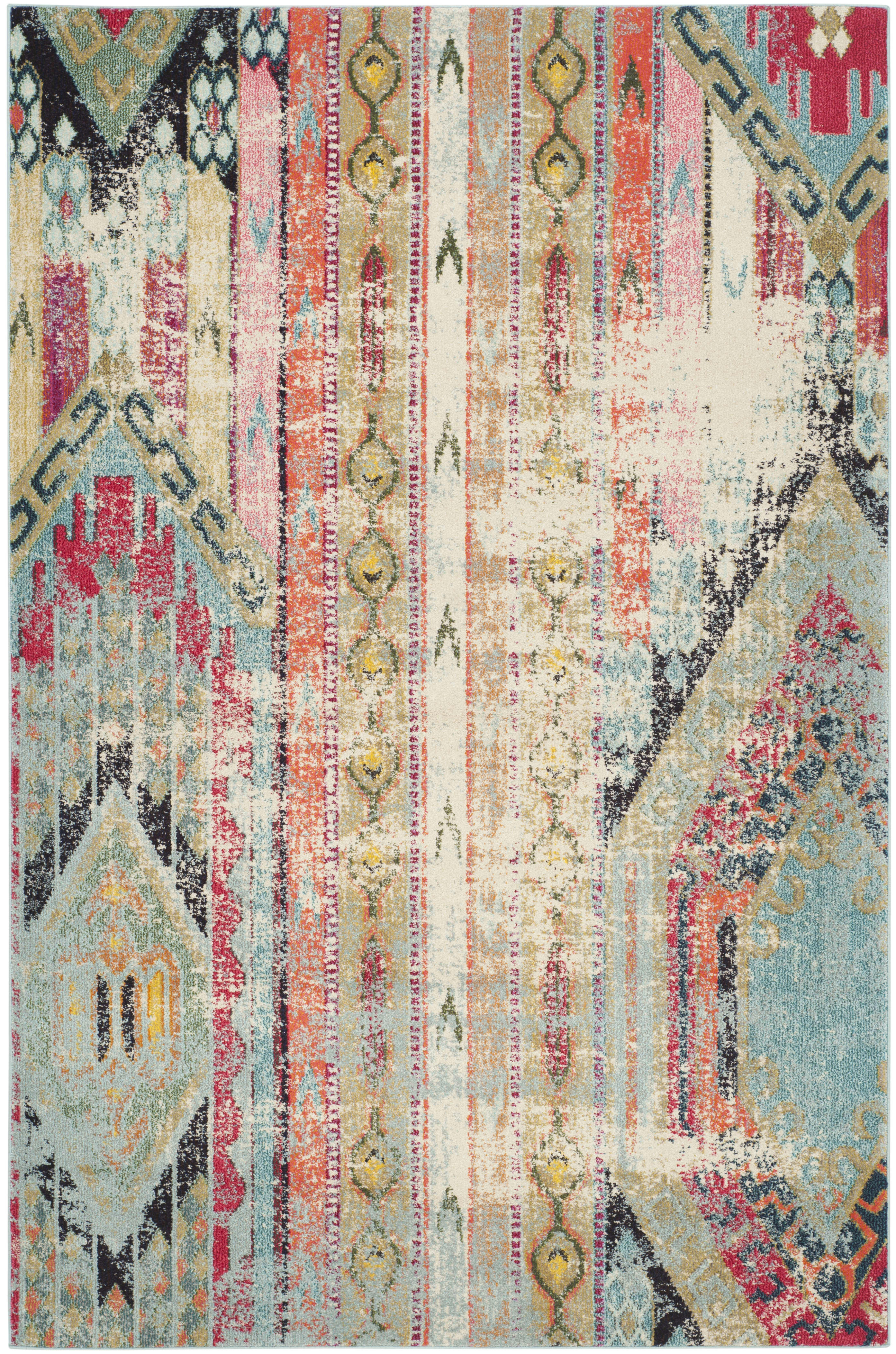 MONACO - Tapis de salon interieur en multicolore, 201 x 279 cm