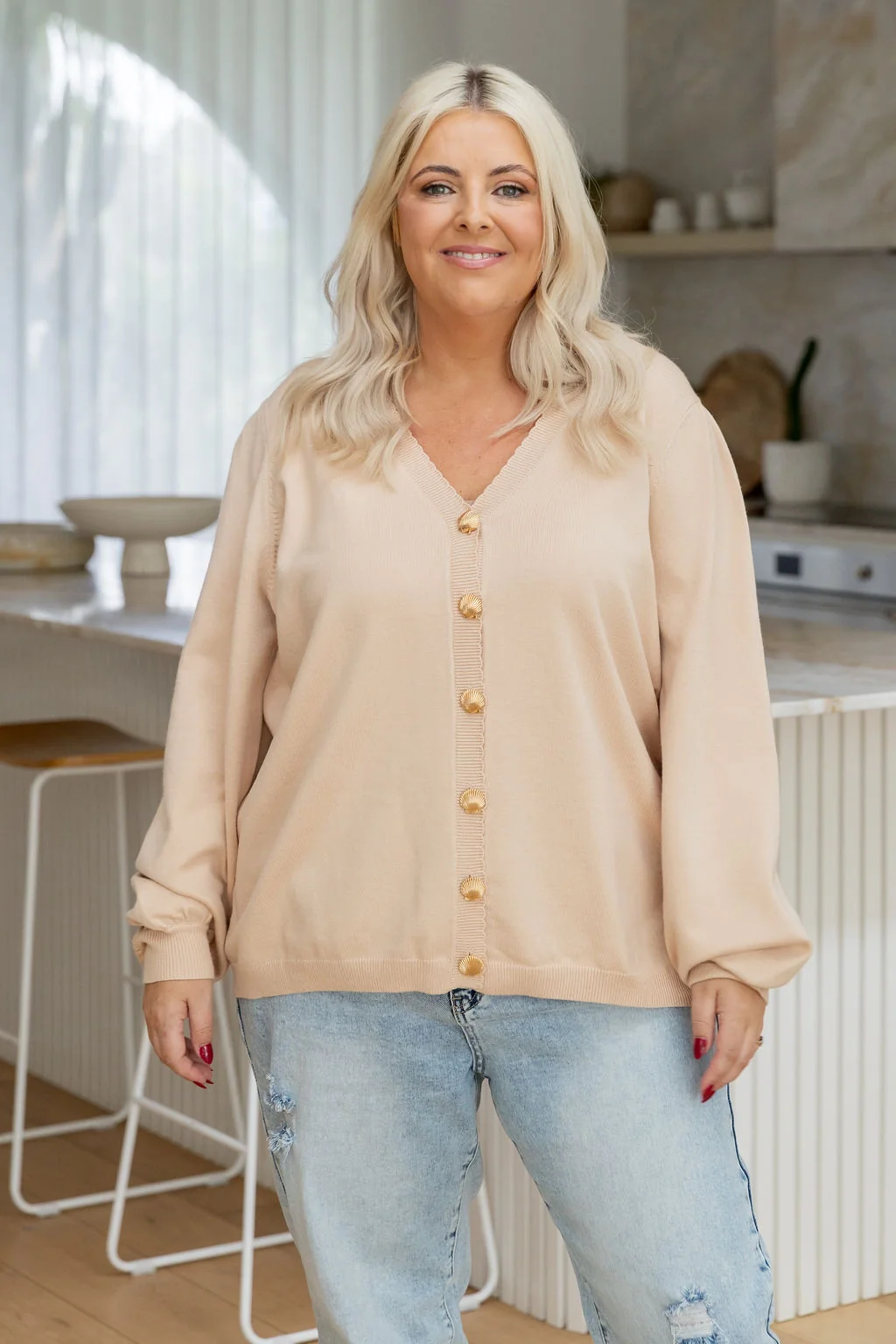 Vada Knit in Champagne