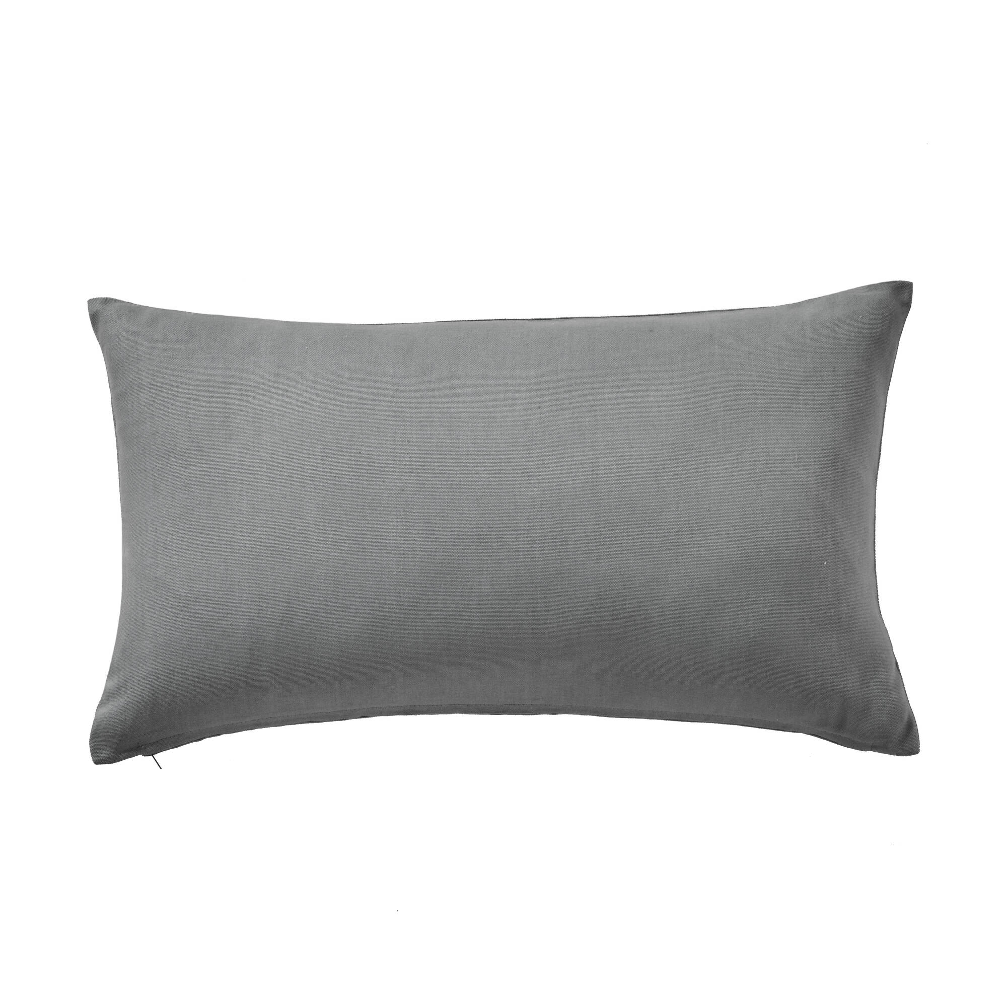 Housse de coussin unie bachette - lot de 2