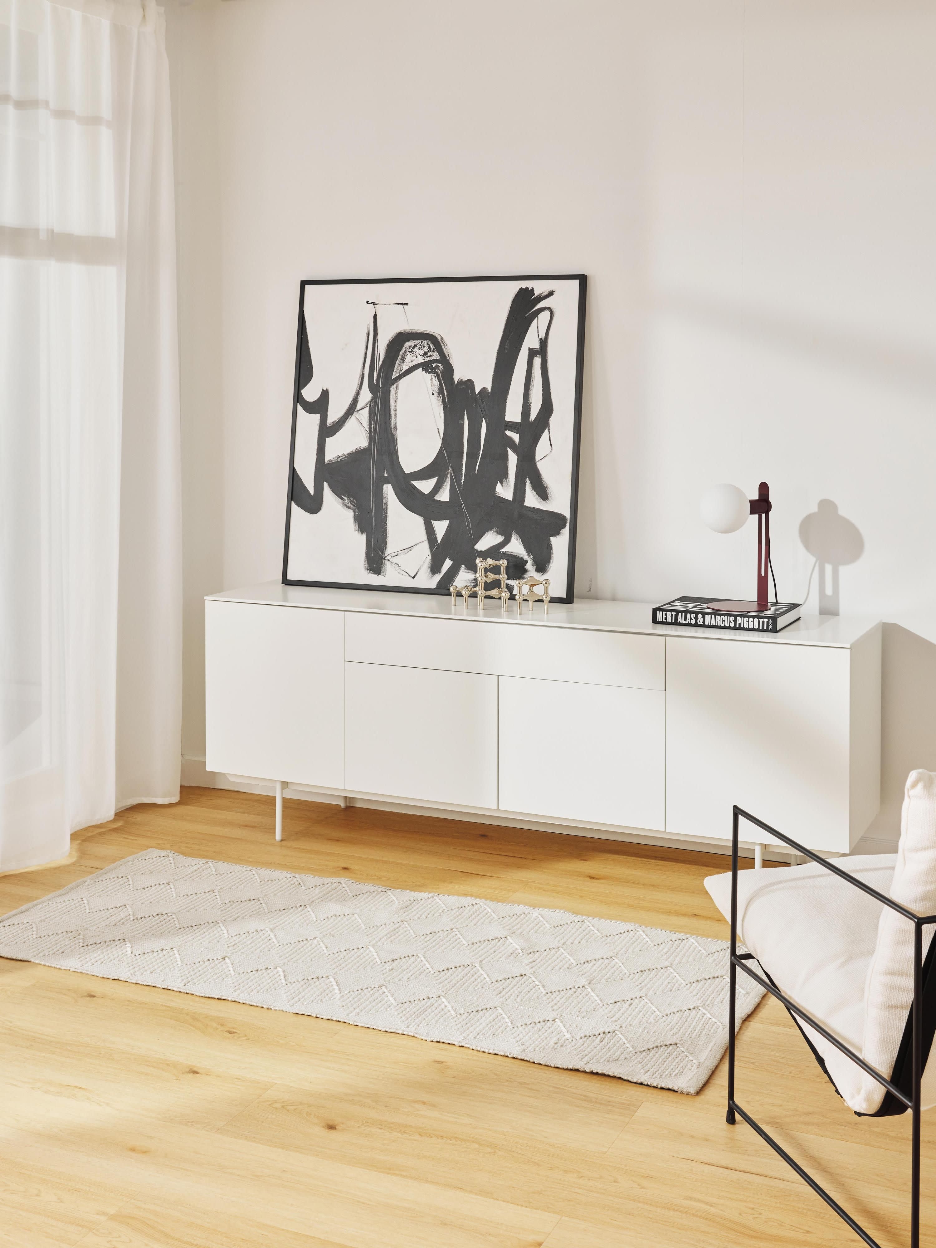Indoor & Outdoor-Läufer Barcelona mit Hoch-Tief-Struktur