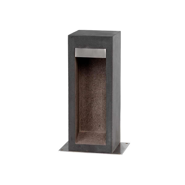 Lampa ogrodowa Parkstone bazalt stal nierdzewna LED 1x6W 650lm IP55 Elstead