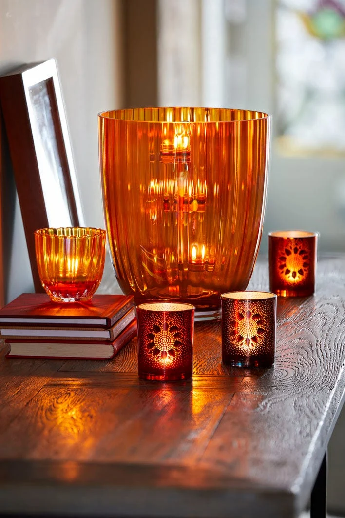 Amber Lights Tealight Holder