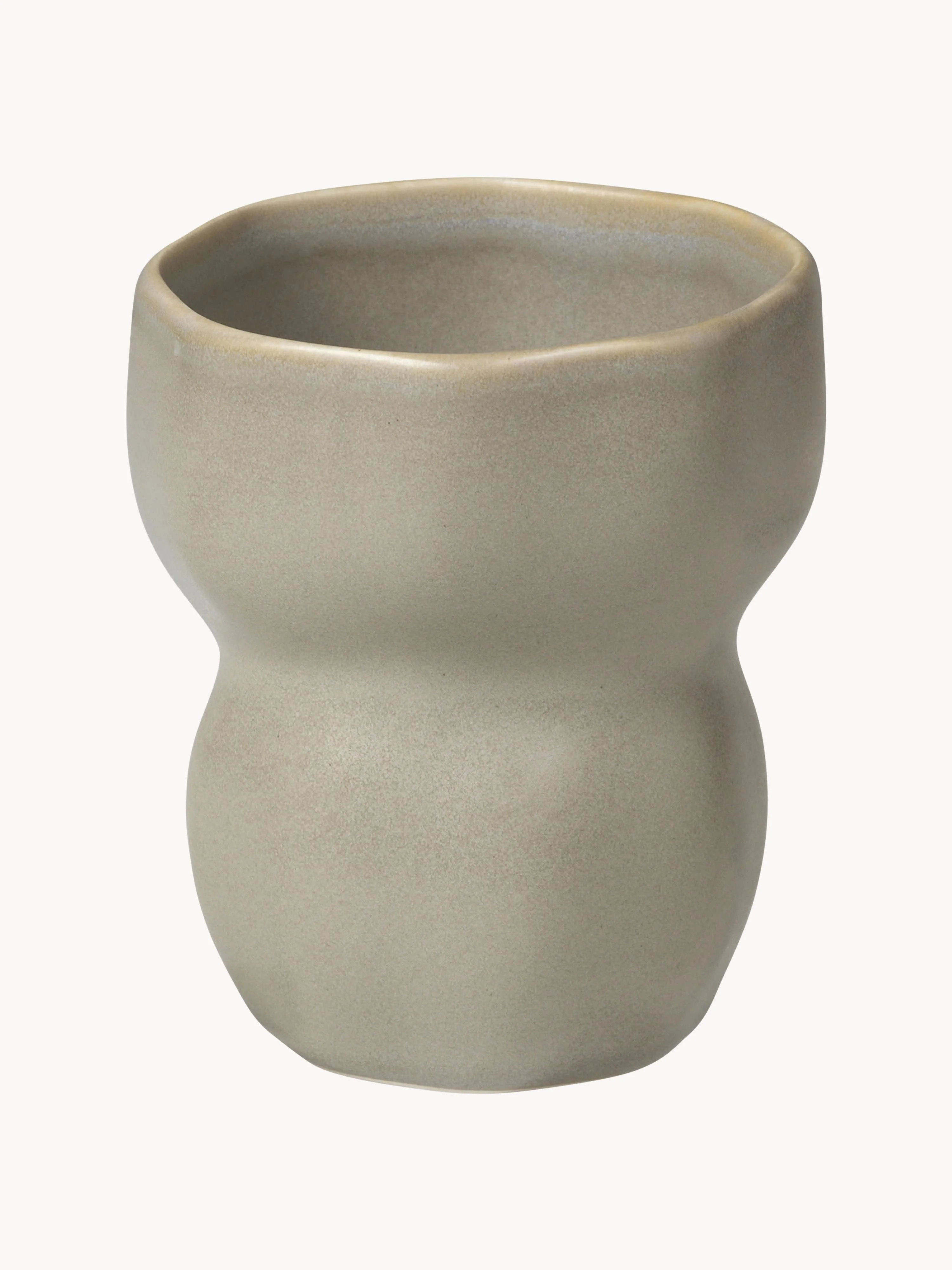Handgefertigte Tasse Limfjord in organischer Form