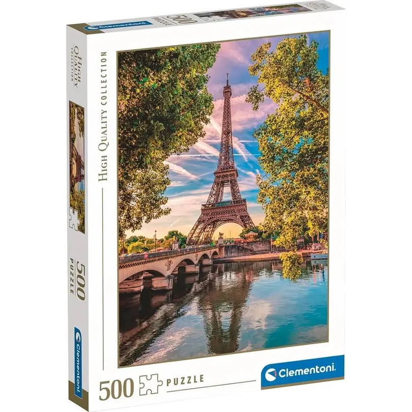 Puzzle 500er-Set Along the Seine